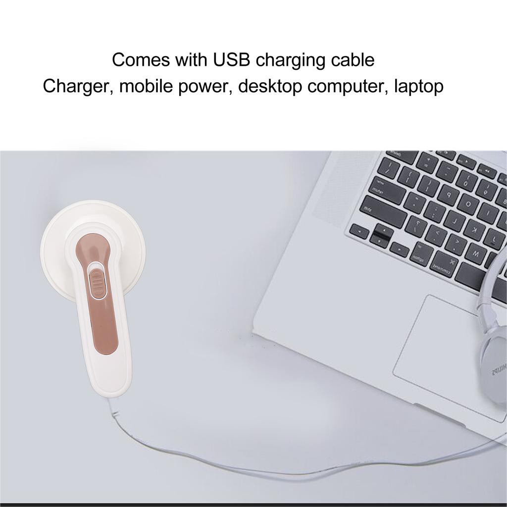 Electric Lint Remover Rechargeable Stainless Steel 3 Blades Fabric Defuzzer for Sweater Clothes Couch Blanket