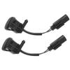 2X New Windshield Heated Washer Sprayer Nozzle Jet 61668361039 For-BMW 5 Series E39 528I 530I M5