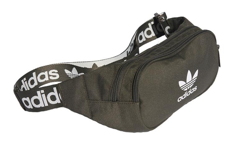 adidas Originals Polyester Sling Bag, Fanny Pack Unisex Olive Green HD7168