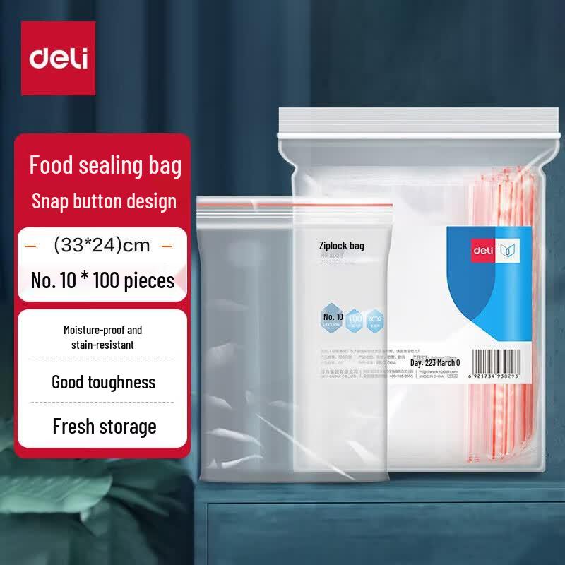 Deli Transparent PE Food Storage Bags