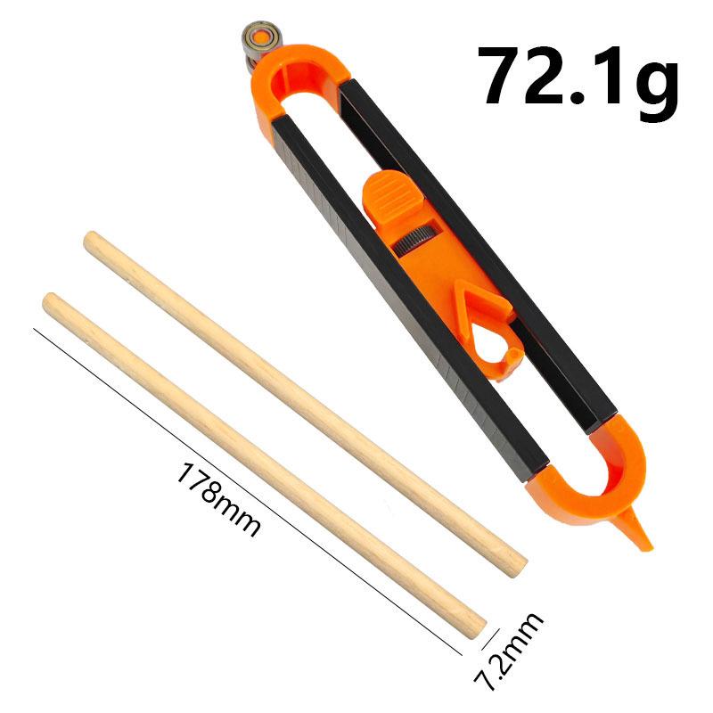 Multifunctional Ellipse Profile Gauge & Contour Ruler for Woodworking