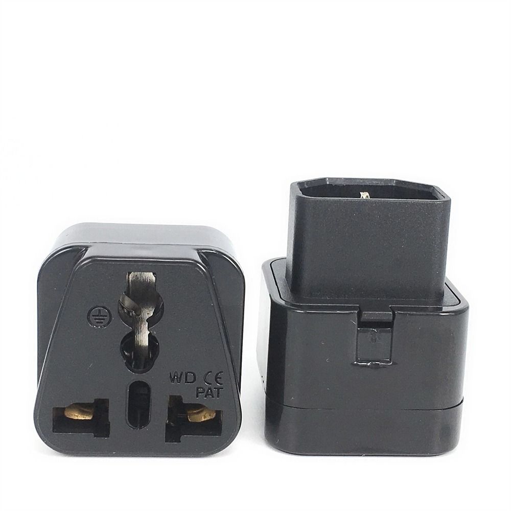 10A Universal C14 Male UPS Plug 250V C13 Female Power Adapter Plug Adapter PDU Plug Conversion Plug