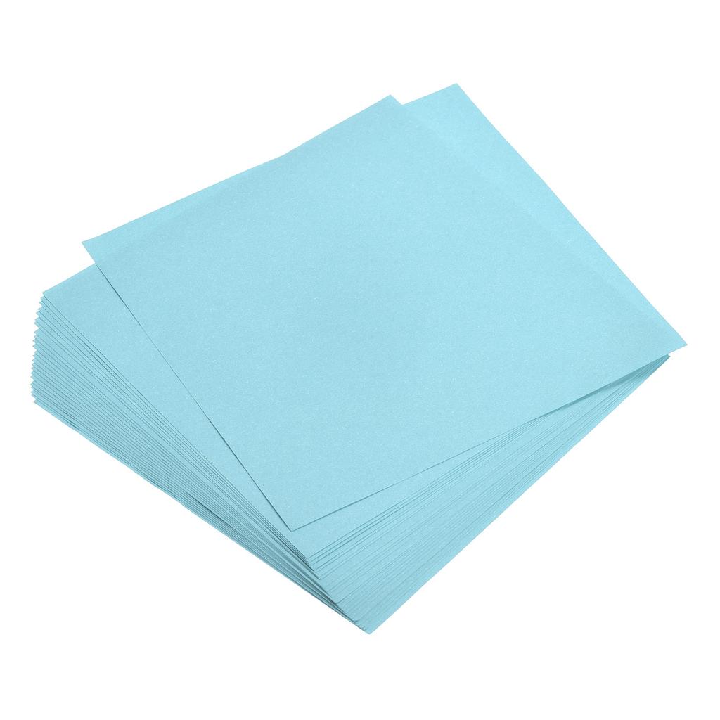Uxcell 50 Blatt Origami-Papier 15x15cm Doppelseitig Quadratische Faltpapiere für Kunsthandwerk Geschenke Scrapbooking Deko DIY Handarbeit