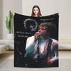 Warm BlanketGirls Boys Decorative Gustavo Cerati Argentine Singer Bedding Throws Flannel Bedspread For Couch Chair Sofa Cover