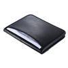 A4 Pro PU Blixtlås Business Portfolio Folder Case Organizer Job Hunter Gift