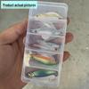S-Shaped Fish Lure, 7 Colors, Individually Packaged Bionic Bait
