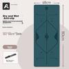 Yoga Mat, Natural Rubber, PU, Moisture-Absorbing, Non-Slip, Wear-Resistant, Fitness Exercise Mat, Soundproof And Shock-Absorbing