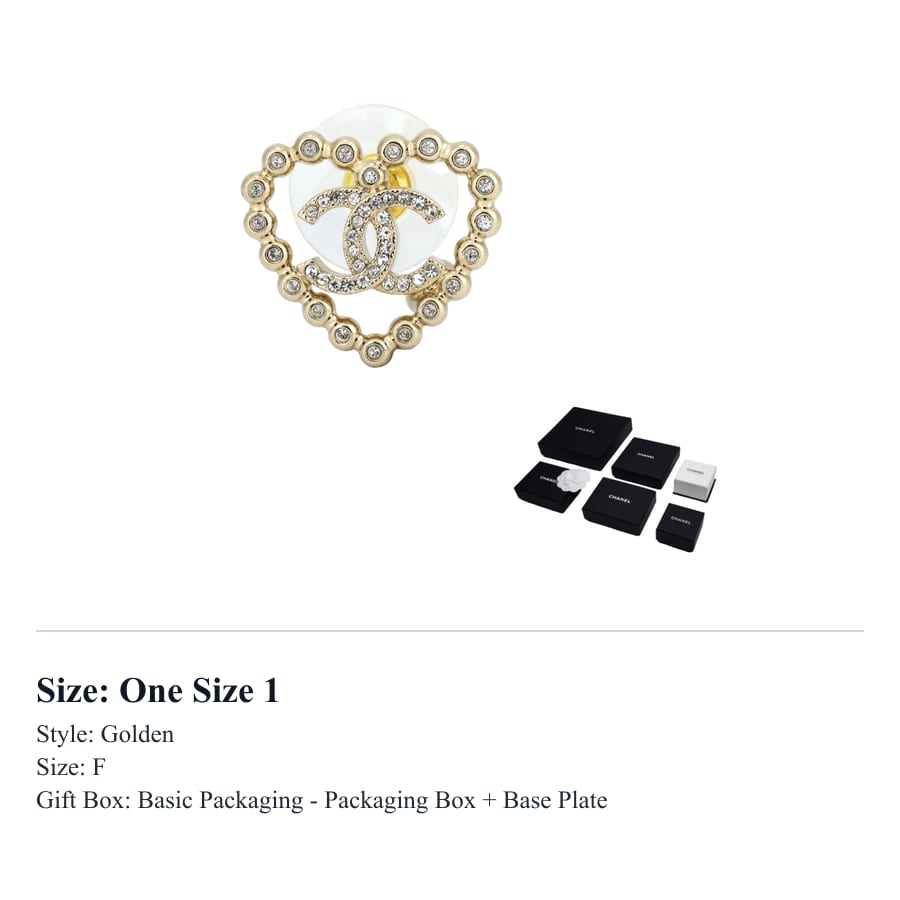 CHANEL Stud Earrings Unisex Gold ABF482B19984NAFUA
