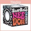 Needoh Pallina Anti-Stress Snow Ball Crunch Con Design Neve Artigianale Per Rilassamento E Decorazione