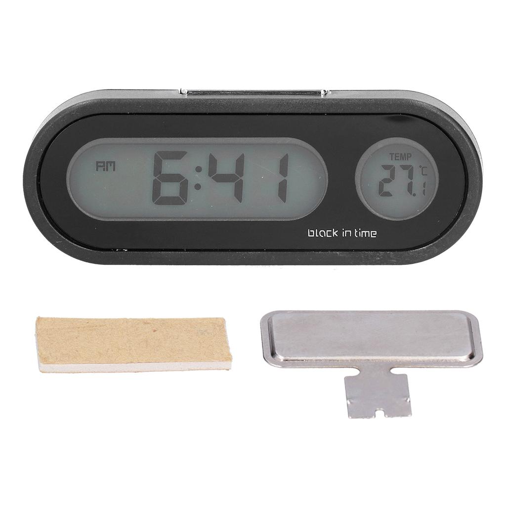 Auto Thermometer Nachtlicht Elektronische Hintergrundbeleuchtung Auto Armaturenbrett Uhr für Zuhause Büro Outdoor