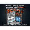 Brand New 2500W Portable Power Supply 2304WH Lifepo4 Battery Solar Panel Generator for Home Use with Flashlight Feature