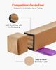 VEVOR 8FT Balance Beam for Kids, 158.7 KG Stable Support Gymnastics Floor Beam with Non-Slip Wooden Mats