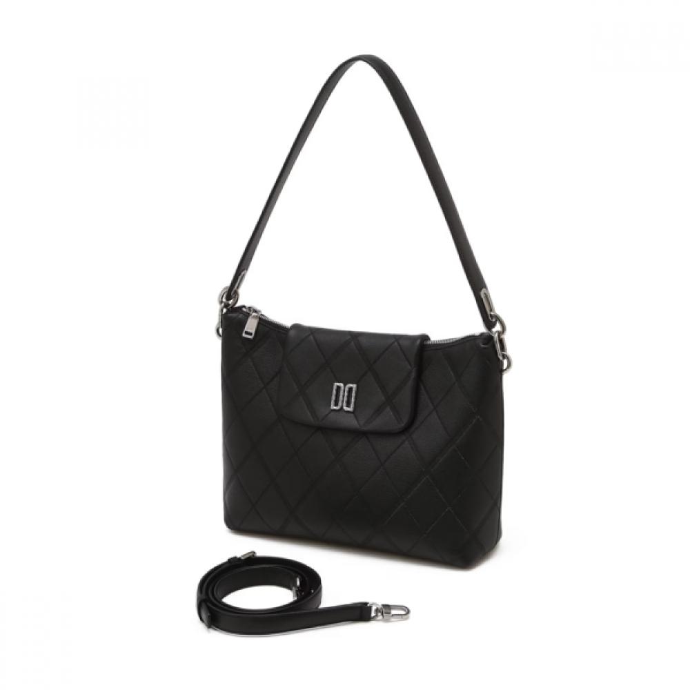 Daks Shoulder Bag Leather Black Dcba6f443bk
