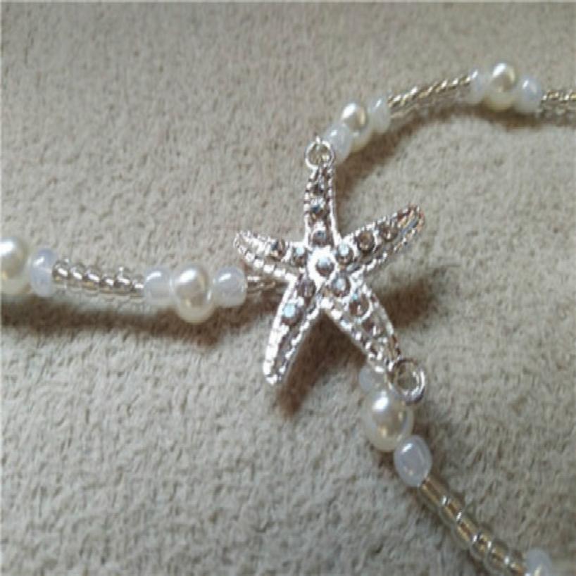 1 Pcs Women Summer Fashion Decor Accessories Pearl Barefoot Sandal Beach Wedding Foot Anklet Fashion Gifts Casual Occasion