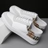 Men's shoes, little white shoes, casual delivery, comfortable, breathable and non-slip Korean version, strap-up, flat-bottom soft-bottom soft-surface
