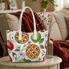 Sweet Apple Pie Pattern Tote Bag