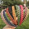 Vintage Headbands for Hair Woman Hair Band Simple Candy Color Chain Bezel for Hair Hair Hoop Headband Bezel Hair Accessories