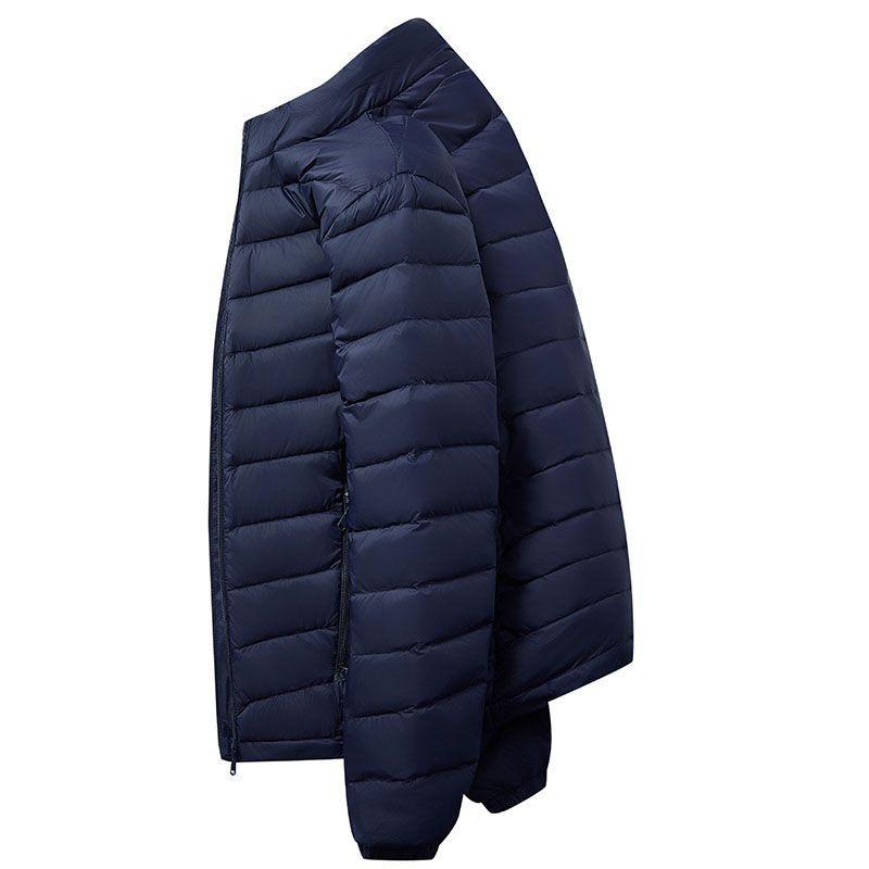 Lightweight Down Jacket Men Women XL Plus Size Warm Winter Coat Urban Style Stand Collar