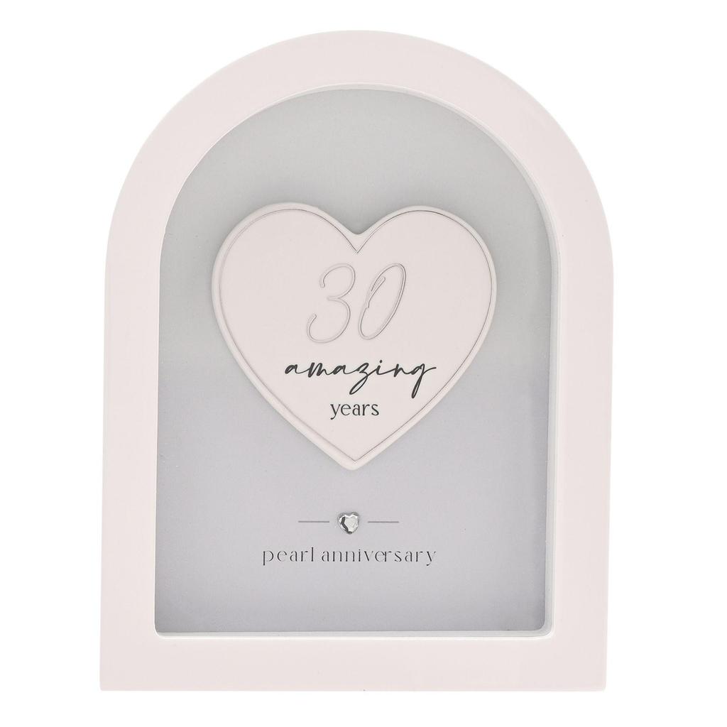 Amore Arch Plaque 18cm - 30 Years
