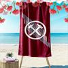 Crossed Hammers Symbol Towel Beach Towel Quick-drying for Travel Outdoor Sports Jogging Beach and Swimming