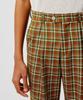 Leiteuchekeuaus (U) Green Checked Trousers