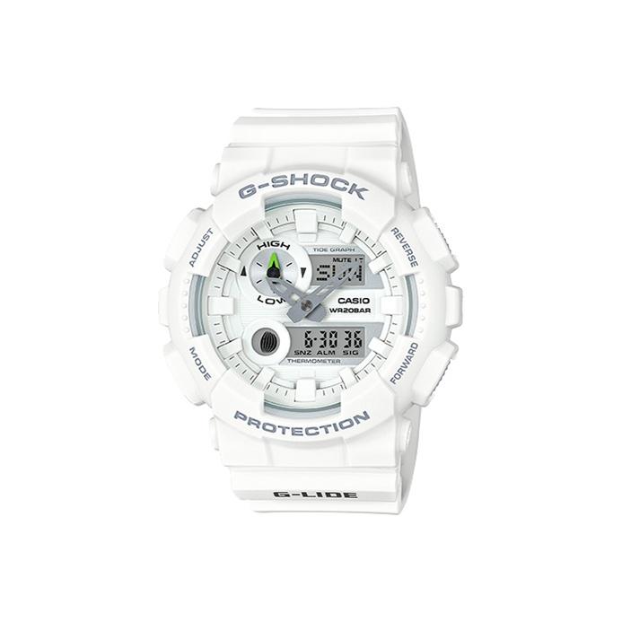 CASIO G SHOCK G LIDE Quartz Movement Resin Strap Watch Men s Watches White Dial GAX-100A-7APR White Regular Watch Box