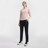 FILA Fleece Lined Classic Comfortable Versatile Knitted Sports Pants Women bottoms Deep-Black A11W611603FBK
