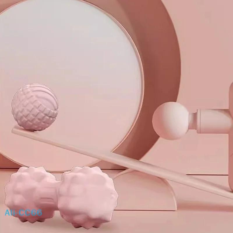 1PC TPR Floating Point Muscle Relaxation Massager Light Massage Adsorption Ball Relieves Pain Reusable And Washable