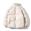 Winter Jacket Men Parkas Thicken Warm Coat Men's Stand Collar Solid Color Casual Parka Women Fashion Streetwear