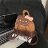 Schoolbag cute cartoon mini backpack bag female 1011 new autumn and winter retro cat backpack commuter shoulder messenger bag