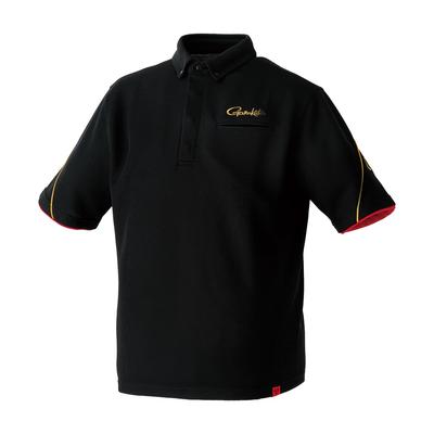 Fishing Short Size L Shirt, Sleeve, GM3732, Black,