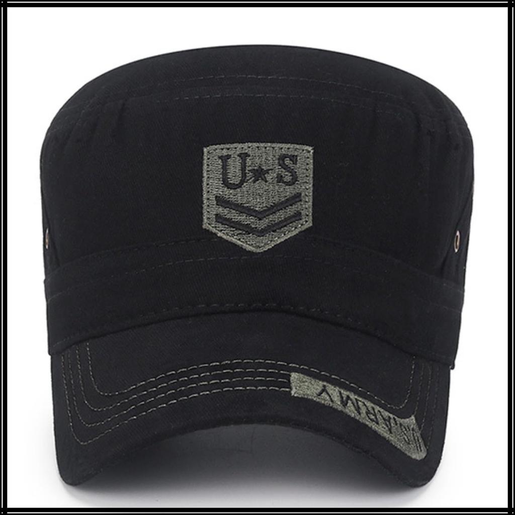 Camouflage Embroidered Military Work Logo Free CZ808 [White Fang] Cap, Size, Stylish, Men's, (Green)