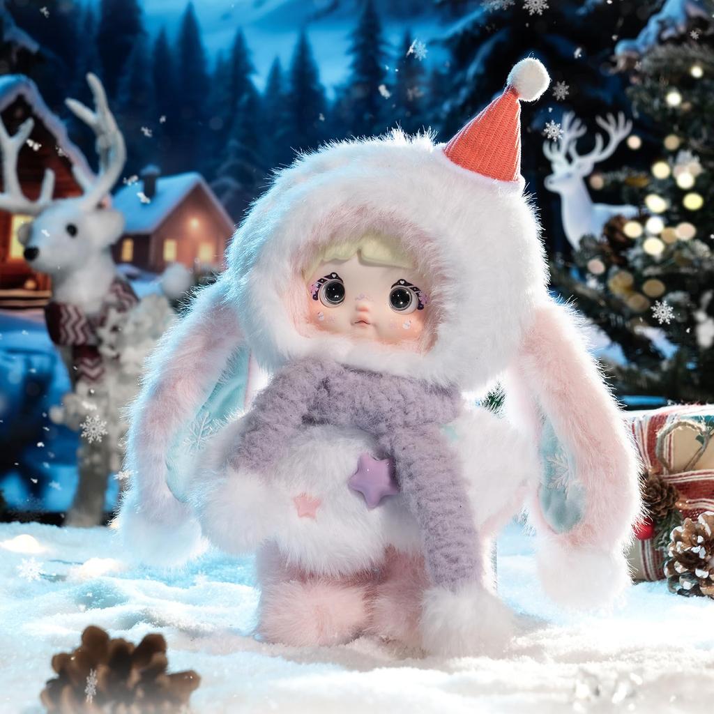 TOP TOY X Nommi Christmas Series Plush Pendant Gachapon Blind Box Figure Plastic Model Premium Soft Vinyl Toy Birthday Gift Original Character