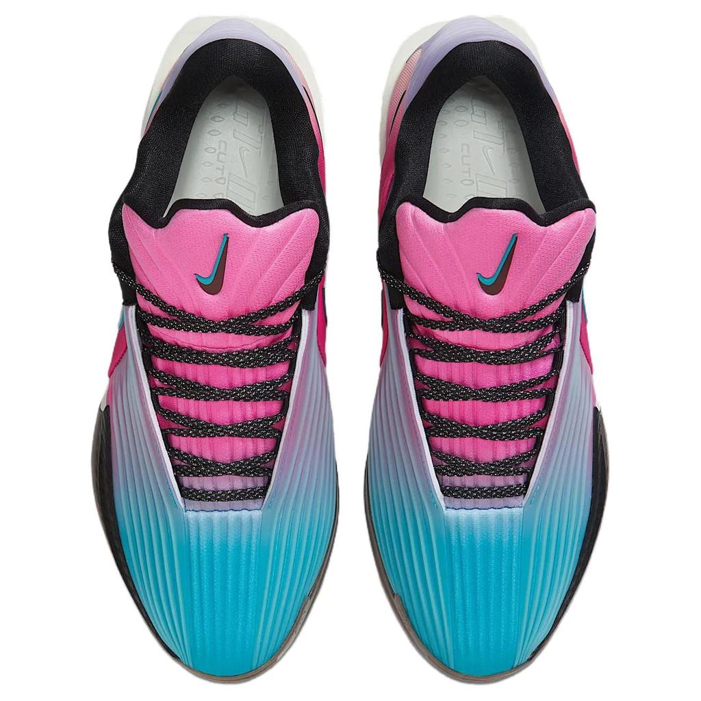 Nike GT. Scarpe da Basket Basse Antiscivolo Resistenti all'Abrasione Taglio 3 Unisex Blu Rosa Versione Asiatica HV9919-900