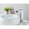 Brushed Golden Basin Faucets Elegant Waterfall Bathroom Sink Faucet Single Lever Hole Deck Mount Brass  Mixer Taps