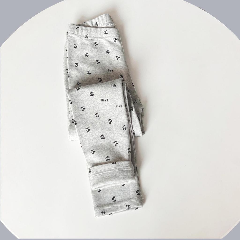 Autumn/Winter Girls' Cotton Thermal Leggings: Thick, Elastic, Slimming, Versatile