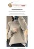 Women's Cable Knit Wool Sweater - Half-High Neck, Loose Fit, Thickened Seven-Stitch Base Layer for Autumn and Winter