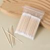 2026 NEW Disposable Ultra-small Double-end Wood Cotton Swab 100pcs Lint Free Micro Brushes Eyelash Extension Glue Removing Tools