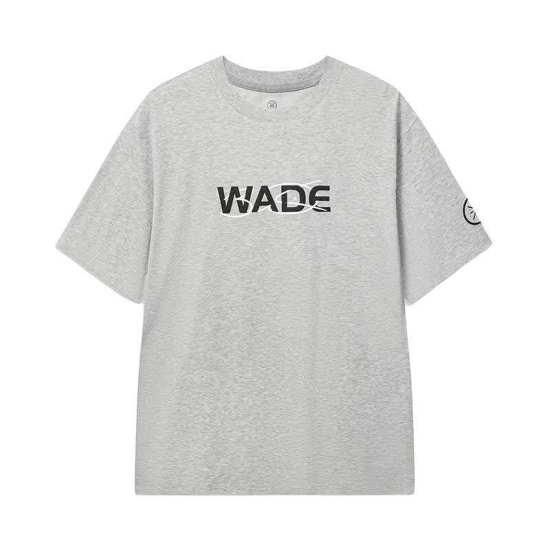 Li-Ning Letter Minimalist Versatile Casual Loose Short Sleeve T-Shirt Men tops AHSW125-2 3XL