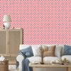 Checkerboard Wallpaper Coral, Soft Forms for Living Room and Bedroom 50x1000