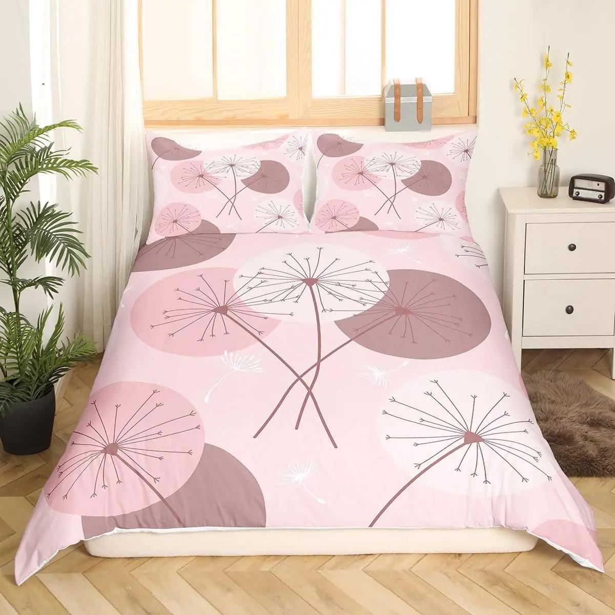 

Comforter Dandelion Dandelions Blowing In The Wind Fluffy Flower Decor 2/3 Piece Bedding Set With Pillow Shams Full Size Comforter (quilt)-EU Single(135*200cm)3pcs
