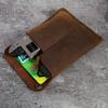 Lightweight Handmade EDC Organizer Leather Sheath for Flashlight Pen Military Multitool PU Leather 11.5x7.5cm/4.5x3inch