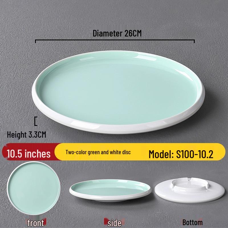 Melamine Nordic Style Cold Dish & Stir-fry Plate for Restaurants and Hotels