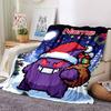 Customiz Name Personality Pokémon Gengar Blanket Soft &Warm Sofa Office Bed Travel Lunch Break Blanket, Gift Suitable All Seasons