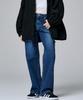 MALOUPE 9114 Mid-Rise Loose Fit Denim (Medium Indigo)