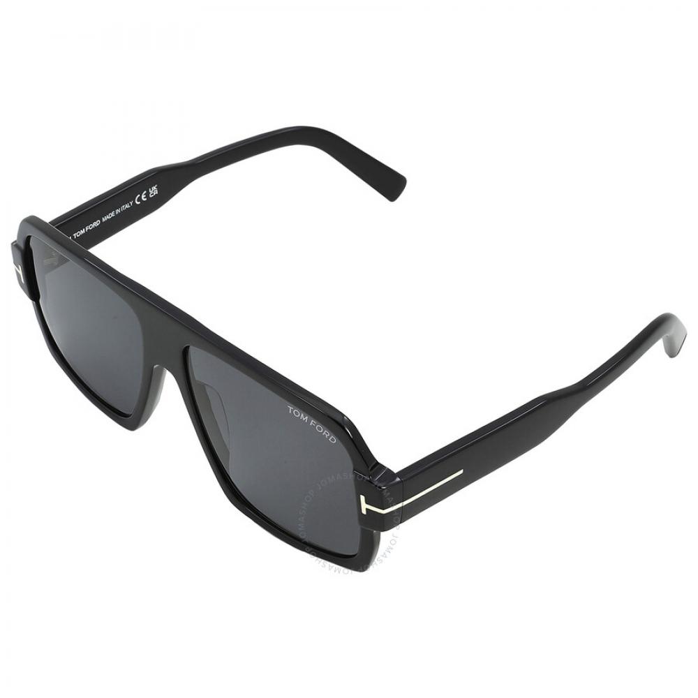 TOM FORD FT0933 Camden Sunglasses 01A – Black Smoke Acetate For Men