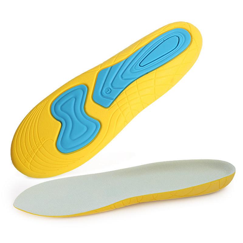 Super Soft Sports Insole Breathable Sweat-absorbing Basketball Shock Absorption Thickened Elastic Running Soft Summer Military Training Insole