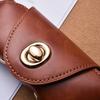 PU Leather Hanging Sunglasses Case Portable Eyeglasses Clip Glasses Storage Bag  Neck Wearing