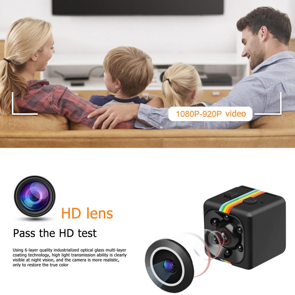 SQ11 Mini Camera Full HD 960PCamcorder Motion Sensor Night Vision Micro Camera DVR Sport DV USB Charging Cable