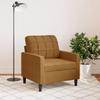 Vidaxl Armchair, Brown, 60 Cm, Upholstered In Velvet